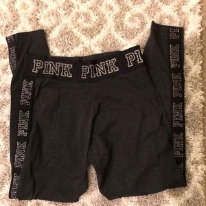 PINK Victoria Secret black leggings